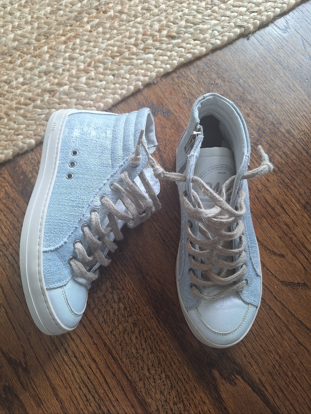 Womend P448 Denim Sneakers Size 37.